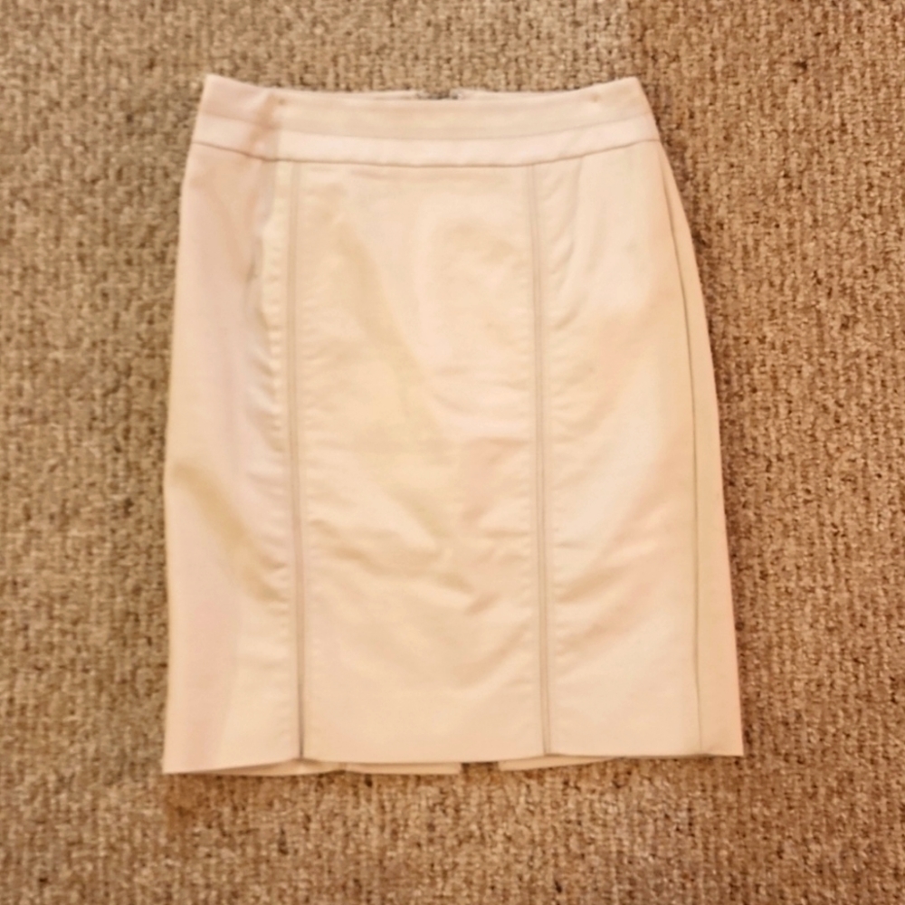 WHBM Khaki Pencil Skirt